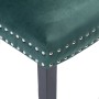 Sillas de comedor 2 unidades terciopelo verde oscuro de vidaXL, Sillas de comedor - Ref: Foro24-287960, Precio: 391,25 €, Des...