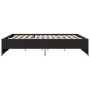 Bettgestell aus Holzwerkstoff und schwarzem Metall, 200 x 200 cm von vidaXL, Betten und Lattenroste - Ref: Foro24-3279867, Pr...