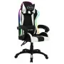 Gaming-Stuhl mit RGB-LED-Leuchten, Kunstleder schwarz und weiß von vidaXL, Bürostühle - Ref: Foro24-288001, Preis: 201,49 €, ...