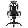 Gaming-Stuhl mit RGB-LED-Leuchten, Kunstleder schwarz und weiß von vidaXL, Bürostühle - Ref: Foro24-288001, Preis: 201,49 €, ...