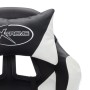 Gaming chair with RGB LED lights, white and black synthetic leather. by vidaXL, Office chairs - Ref: Foro24-288001, Price: 20...
