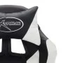 Gaming chair with RGB LED lights, white and black synthetic leather. by vidaXL, Office chairs - Ref: Foro24-288001, Price: 20...