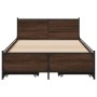 Eichenbraunes Holzwerkstoffbett mit Schubladen 75x190 cm von vidaXL, Betten und Lattenroste - Ref: Foro24-3279976, Preis: 150...