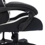 Gaming-Stuhl mit RGB-LED-Leuchten, Kunstleder schwarz und weiß von vidaXL, Bürostühle - Ref: Foro24-288001, Preis: 201,49 €, ...