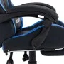 Gaming chair with footrest blue and black synthetic leather by vidaXL, Office chairs - Ref: Foro24-287986, Price: 198,02 €, D...