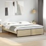 Bettgestell aus Holzwerkstoff und Metall, Sonoma-Eiche, 180 x 200 cm von vidaXL, Betten und Lattenroste - Ref: Foro24-3279873...