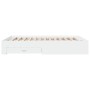 White engineered wood bed frame with drawers 160x200 cm by vidaXL, Beds and slatted bases - Ref: Foro24-3280370, Price: 178,2...
