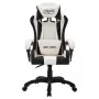 Gaming-Stuhl mit RGB-LED-Lichtern aus schwarzem und weißem Kunstleder von vidaXL, Bürostühle - Ref: Foro24-288005, Preis: 206...