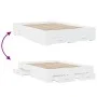 Cama con cajones madera de ingeniería blanco 120x200 cm de vidaXL, Camas y somieres - Ref: Foro24-3280391, Precio: 167,42 €, ...