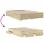 Bett aus Sonoma-Eichenholzwerkstoff mit Schubladen, 160 x 200 cm von vidaXL, Betten und Lattenroste - Ref: Foro24-3280372, Pr...