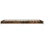 Estructura cama madera ingeniería metal roble humo 75x190 cm de vidaXL, Camas y somieres - Ref: Foro24-845188, Precio: 53,34 ...