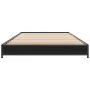 Estructura de cama madera de ingeniería y metal negro 90x200 cm de vidaXL, Camas y somieres - Ref: Foro24-845176, Precio: 71,...