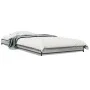 Estructura cama madera ingeniería metal gris Sonoma 100x200 cm de vidaXL, Camas y somieres - Ref: Foro24-845174, Precio: 58,3...