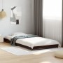 Estructura de cama madera de ingeniería y metal negra 90x190 cm de vidaXL, Camas y somieres - Ref: Foro24-845181, Precio: 70,...