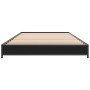 Estructura de cama madera de ingeniería y metal negra 90x190 cm de vidaXL, Camas y somieres - Ref: Foro24-845181, Precio: 70,...