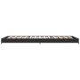 Estructura de cama madera de ingeniería y metal negra 90x190 cm de vidaXL, Camas y somieres - Ref: Foro24-845181, Precio: 70,...