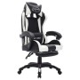 Gaming-Stuhl mit RGB-LED-Lichtern aus schwarzem und weißem Kunstleder von vidaXL, Bürostühle - Ref: Foro24-288011, Preis: 201...