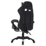 Gaming-Stuhl mit RGB-LED-Lichtern aus schwarzem und weißem Kunstleder von vidaXL, Bürostühle - Ref: Foro24-288011, Preis: 205...