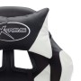 Gaming chair with RGB LED lights black and white synthetic leather by vidaXL, Office chairs - Ref: Foro24-288011, Price: 209,...