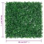 Valla de hojas de arbusto artificial 6 uds verde 50x50 cm de vidaXL, Jardín - Ref: Foro24-366634, Precio: 50,18 €, Descuento: %