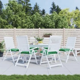 Cojines de silla de jardín 6 uds tela Oxford verde 40x40x7 cm by vidaXL, Cushions for chairs and sofas - Ref: Foro24-361467, ...