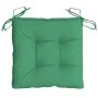 Gartenstuhlkissen 6 Stück aus grünem Oxford-Stoff 40x40x7 cm von vidaXL, Kissen für Stühle und Sofas - Ref: Foro24-361467, Pr...