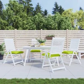 Cojines de silla de jardín 4 uds tela Oxford verde 40x40x7 cm by vidaXL, Cushions for chairs and sofas - Ref: Foro24-361484, ...