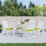 Cojines de silla de jardín 4 uds tela Oxford verde 40x40x7 cm by vidaXL, Cushions for chairs and sofas - Ref: Foro24-361484, ...