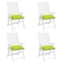 Cojines de silla de jardín 4 uds tela Oxford verde 40x40x7 cm by vidaXL, Cushions for chairs and sofas - Ref: Foro24-361484, ...