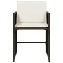 Sillas de jardín con cojines 4 unidades ratán sintético marrón by vidaXL, Garden chairs - Ref: Foro24-4007458, Price: 203,13 ...