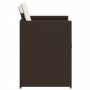 Sillas de jardín con cojines 4 unidades ratán sintético marrón by vidaXL, Garden chairs - Ref: Foro24-4007458, Price: 166,81 ...