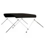 Toldo bimini de 2 arcos negro 150x120x110 cm de vidaXL, Cubiertas para almacenamiento de barcas - Ref: Foro24-94795, Precio: ...