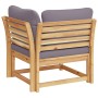Sofá de jardín de esquina y cojines acacia maciza 73x73x65 cm by vidaXL, Modular outdoor sofas - Ref: Foro24-366494, Price: 1...