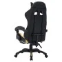 Gaming-Stuhl mit RGB-LED-Leuchten, Kunstleder, Gold und Schwarz von vidaXL, Bürostühle - Ref: Foro24-288008, Preis: 194,34 €,...