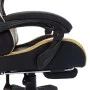 Gaming-Stuhl mit RGB-LED-Leuchten, Kunstleder, Gold und Schwarz von vidaXL, Bürostühle - Ref: Foro24-288008, Preis: 194,34 €,...