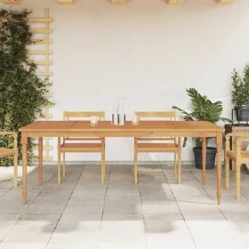 Mesa Batavia madera maciza de teca 200x100x75 cm by vidaXL, Garden tables - Ref: Foro24-363256, Price: 277,63 €, Discount: %