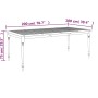Massivholz-Tisch Batavia aus Teakholz 200x100x75 cm von vidaXL, Gartentische - Ref: Foro24-363256, Preis: 282,74 €, Rabatt: %