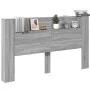 Sonoma-graues LED-Kopfteil für Betten, 180 x 16,5 x 103,5 cm von vidaXL, Kopf- und Fußteile - Ref: Foro24-839264, Preis: 115,...