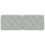 Light gray velvet padded headboard 120 cm by vidaXL, Headboards and footboards - Ref: Foro24-374720, Price: 36,80 €, Discount: %