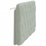 Light gray velvet padded headboard 120 cm by vidaXL, Headboards and footboards - Ref: Foro24-374720, Price: 36,80 €, Discount: %