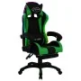 Gaming chair with RGB LED lights green and black synthetic leather by vidaXL, Office chairs - Ref: Foro24-288009, Price: 188,...