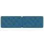 Cabecero de cama acolchado terciopelo azul 180 cm de vidaXL, Cabeceros y pies de cama - Ref: Foro24-374743, Precio: 86,87 €, ...