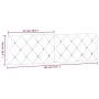 Cabecero de cama acolchado terciopelo azul 180 cm de vidaXL, Cabeceros y pies de cama - Ref: Foro24-374743, Precio: 86,87 €, ...