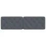 Dunkelgraues, samtgepolstertes Bettkopfteil 160 cm von vidaXL, Kopf- und Fußteile - Ref: Foro24-374734, Preis: 80,82 €, Rabat...