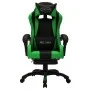 Gaming chair with RGB LED lights green and black synthetic leather by vidaXL, Office chairs - Ref: Foro24-288009, Price: 188,...
