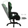 Gaming chair with RGB LED lights green and black synthetic leather by vidaXL, Office chairs - Ref: Foro24-288009, Price: 188,...