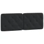 Black velvet padded headboard 140 cm by vidaXL, Headboards and footboards - Ref: Foro24-374729, Price: 58,89 €, Discount: %