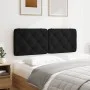 Cabecero de cama acolchado terciopelo negro 140 cm de vidaXL, Cabeceros y pies de cama - Ref: Foro24-374729, Precio: 58,00 €,...