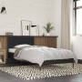 Bettgestell aus Holzwerkstoff und schwarzem Metall, 100 x 200 cm von vidaXL, Betten und Lattenroste - Ref: Foro24-845522, Pre...