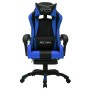 Gaming-Stuhl mit RGB-LED-Lichtern in Blau und schwarzem Kunstleder von vidaXL, Bürostühle - Ref: Foro24-288006, Preis: 187,83...